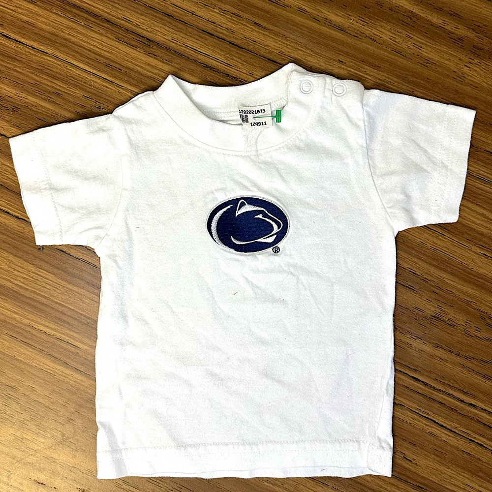 Penn State Baby Tshirt NWOT 0-3mos